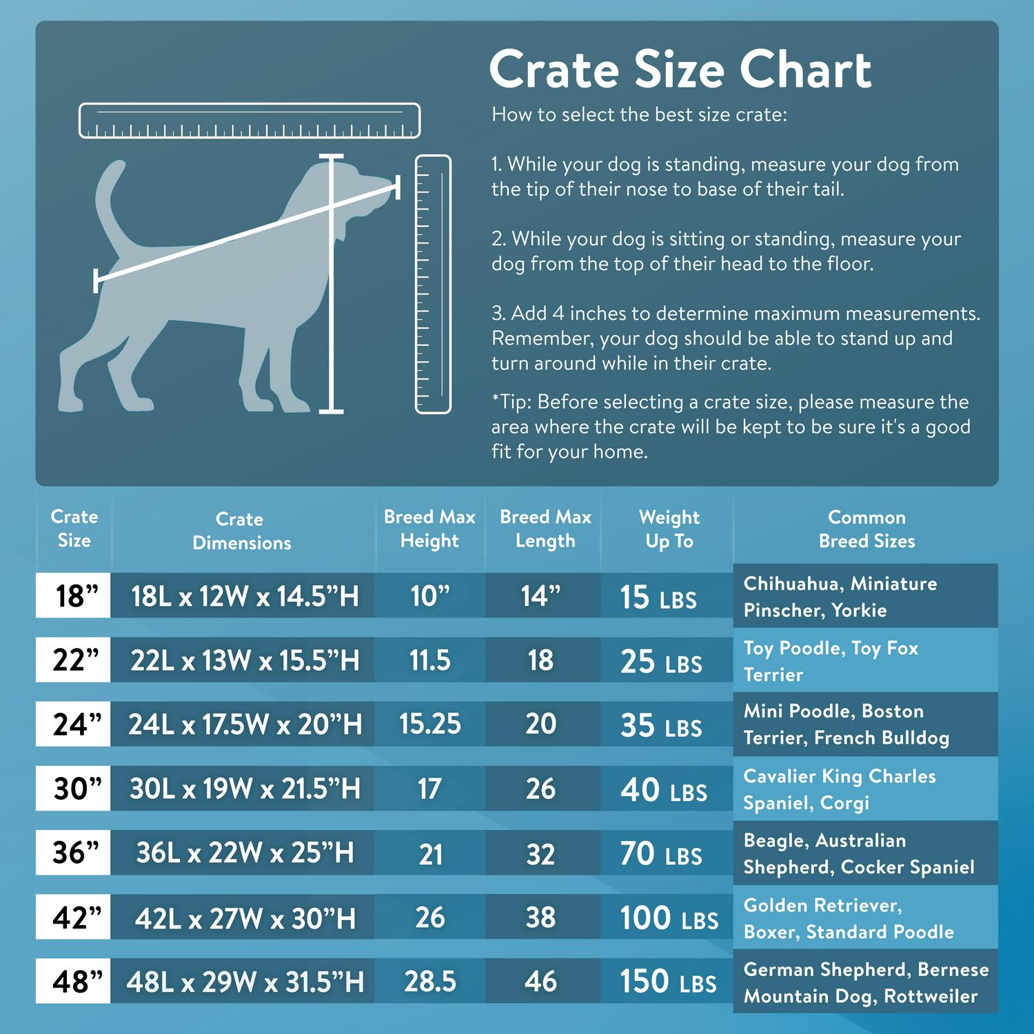 Vibrant Life SingleDoor Folding Dog Crate with Divider XXLarge 48  Crowdfused