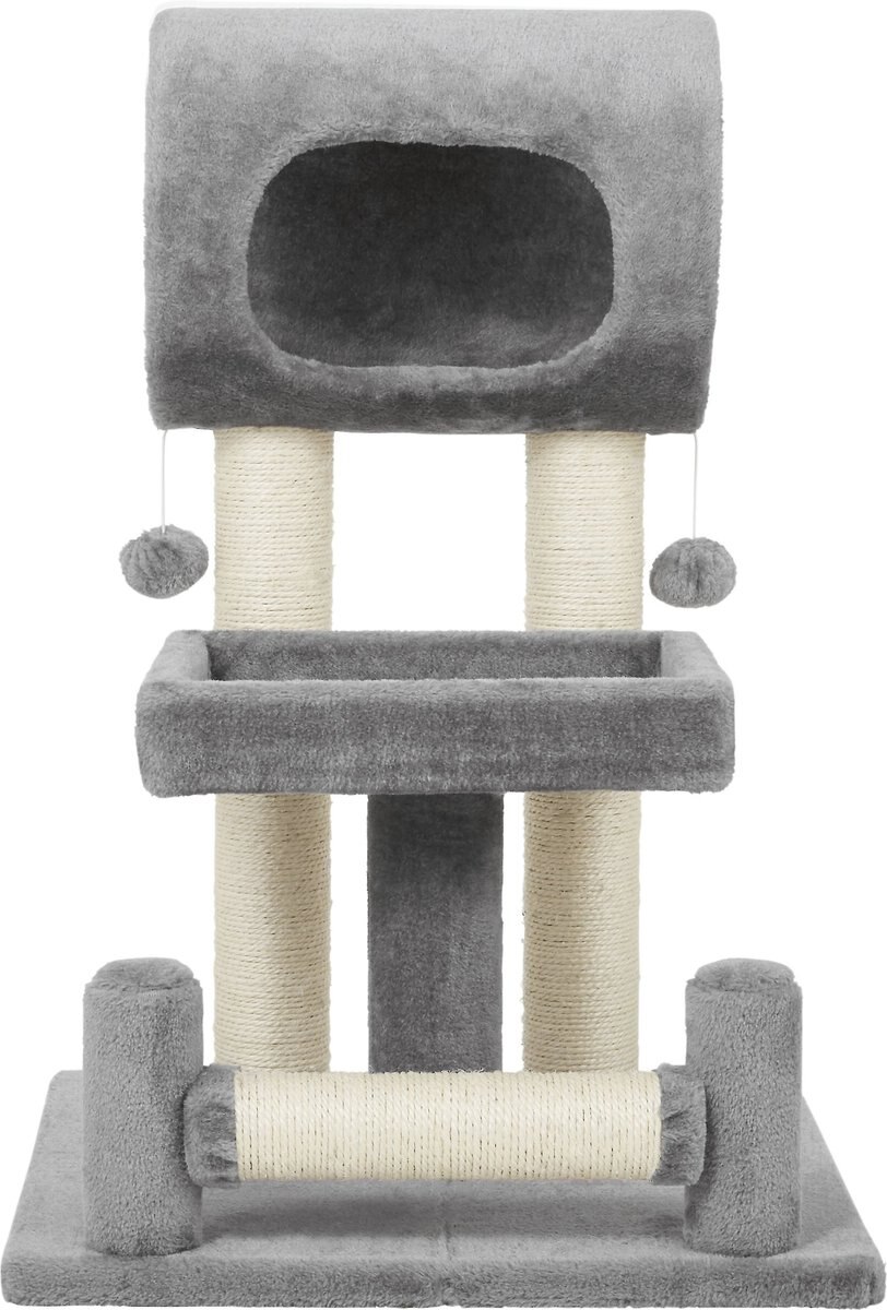 Frisco 28-in Faux Fur Cat Tree