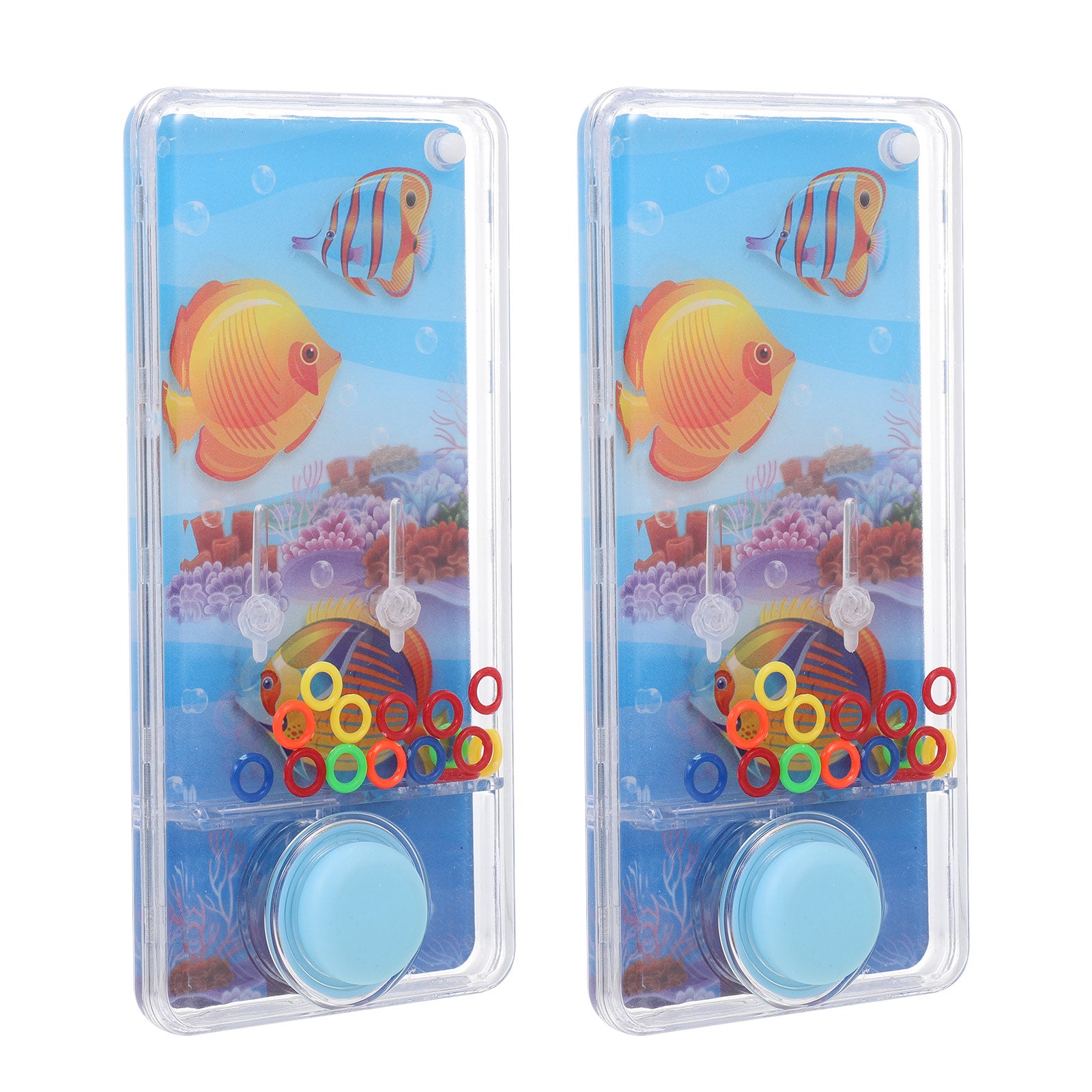 NUOLUX 2pcs Handheld Water Ring Toss Game Toys Children Kids Water Ferrule Game Toys