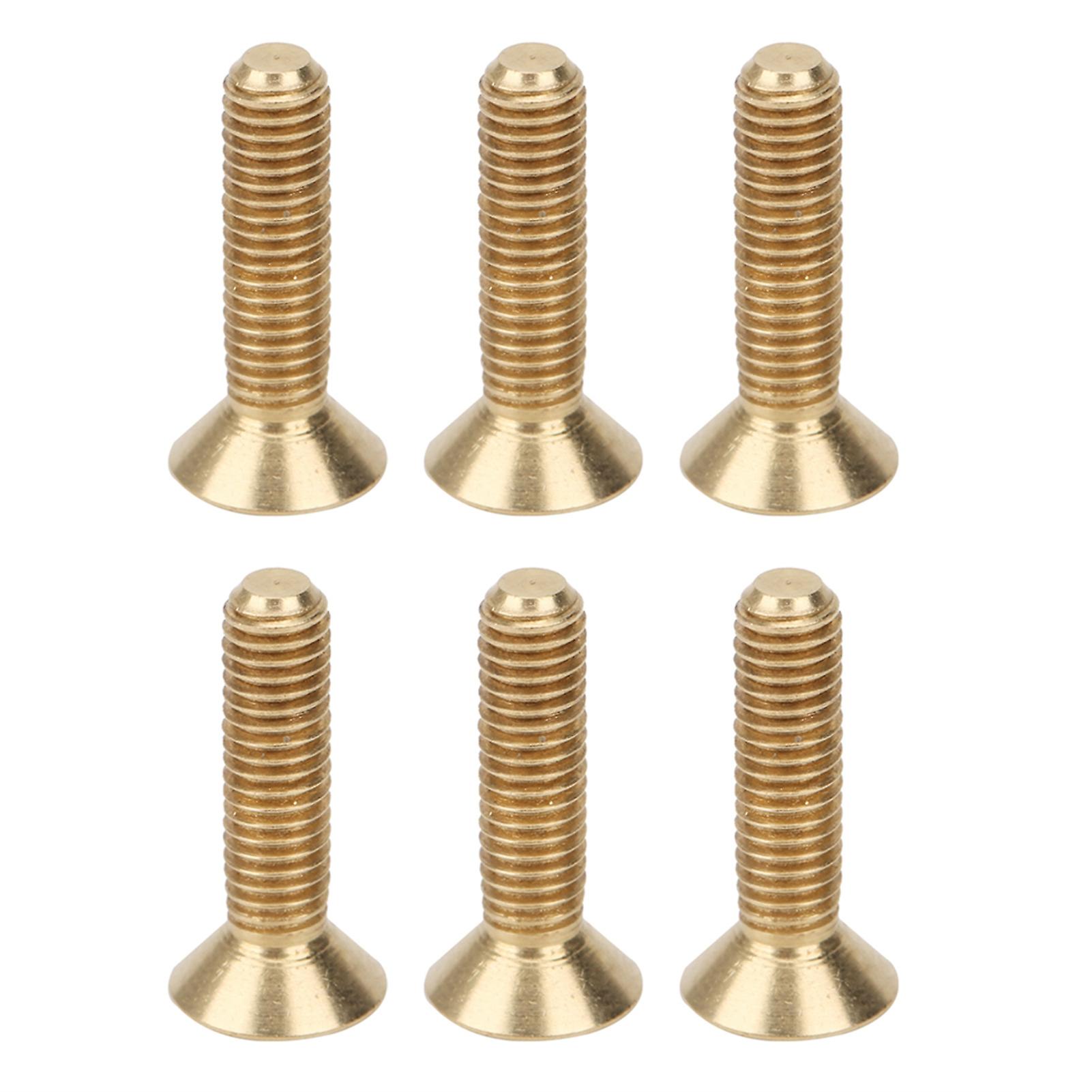 50Pcs Flat Hex Socket Screw M3 Pure Copper Countersunk Head Industrial Hardware ToolM3 x 12