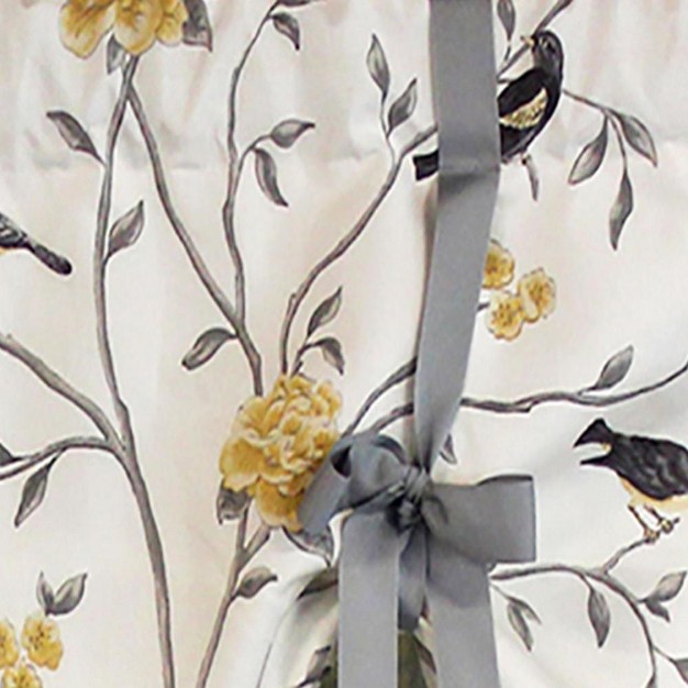 Trend Bird Coordination Ribbon Tie Window Valance 50in X 21in By Rlf Home