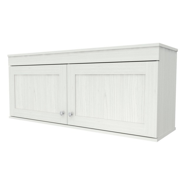 2 Doors Wall Mounted Buffet Cabinet White