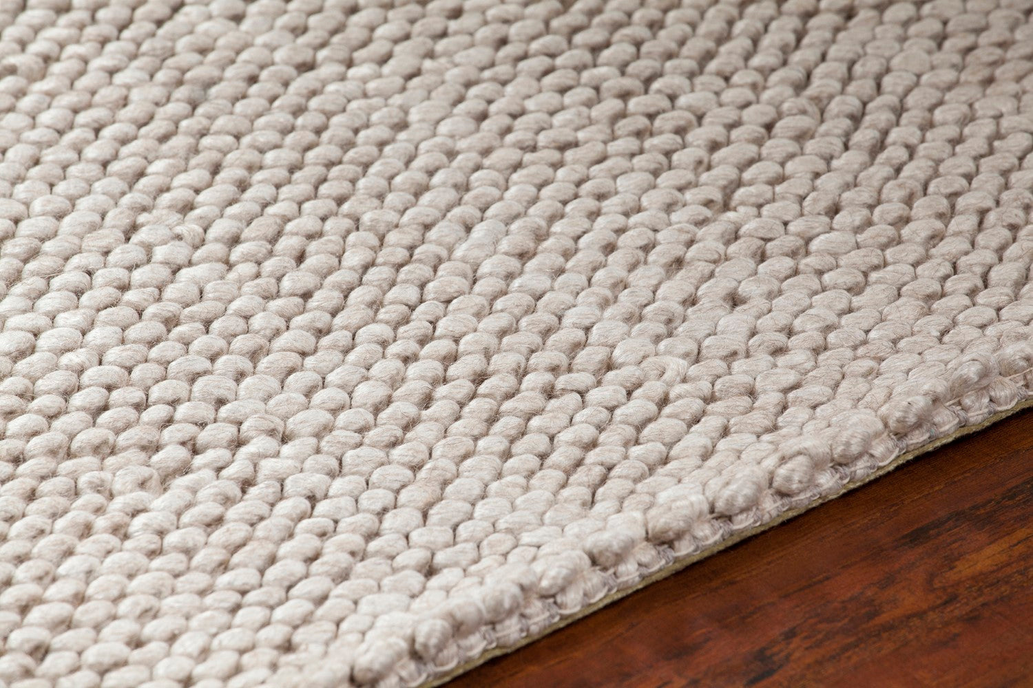 Burton Beige Hand Woven Rug