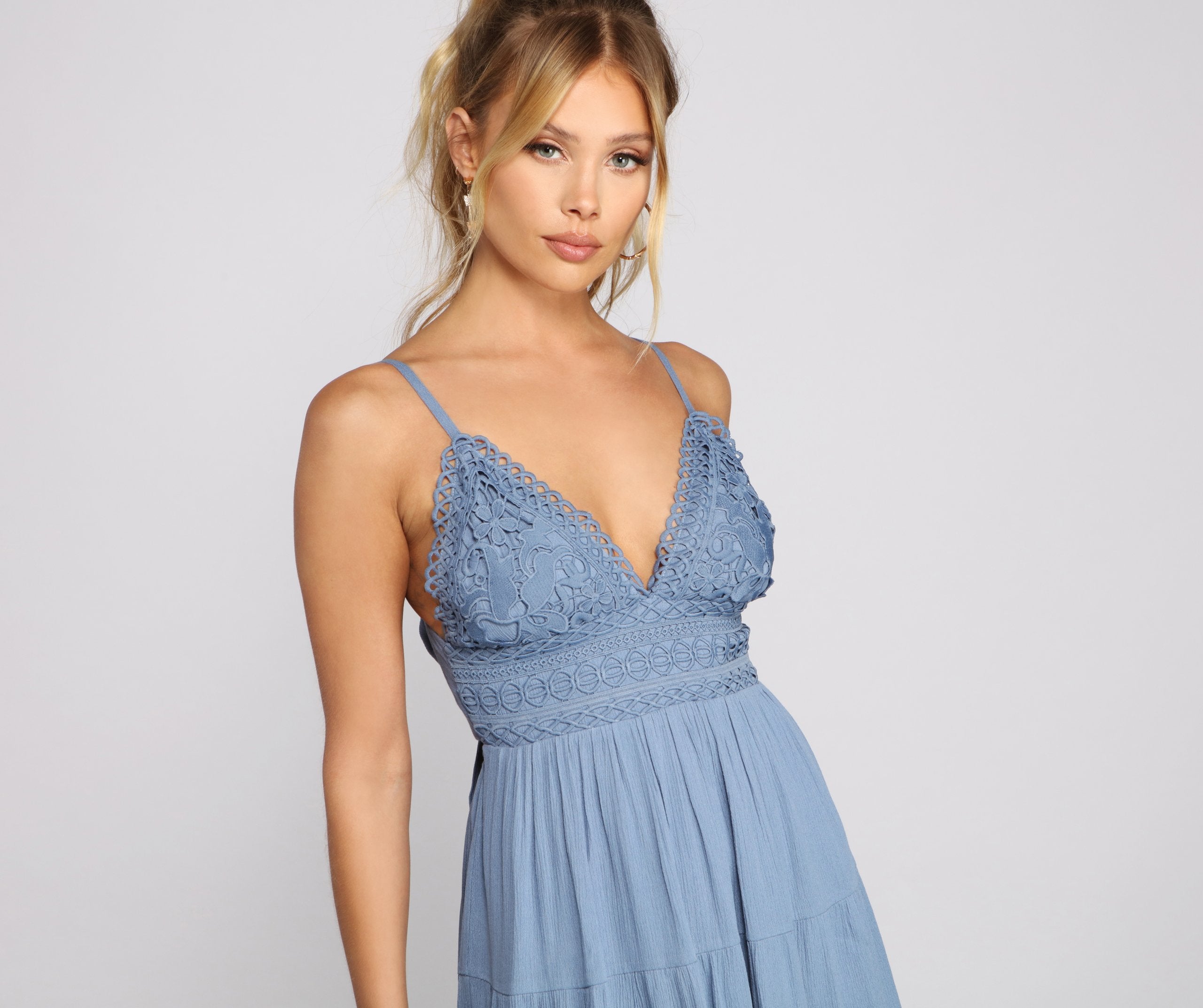 Casual Cutie Linen Skater Dress