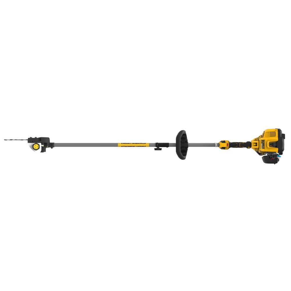 DEWALT 10 in 27cc Gas 2Cycle Pole Saw with Automatic Chain Oiler and Attachment Capabilities