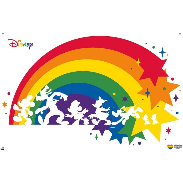 Trends International Disney Mickey Mouse amp Friends Rainbow Unframed Wall Poster Prints