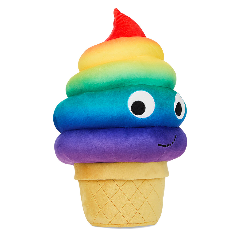 Yummy World Rainbow Soft Serve Sally Ice Cream Cone Plush