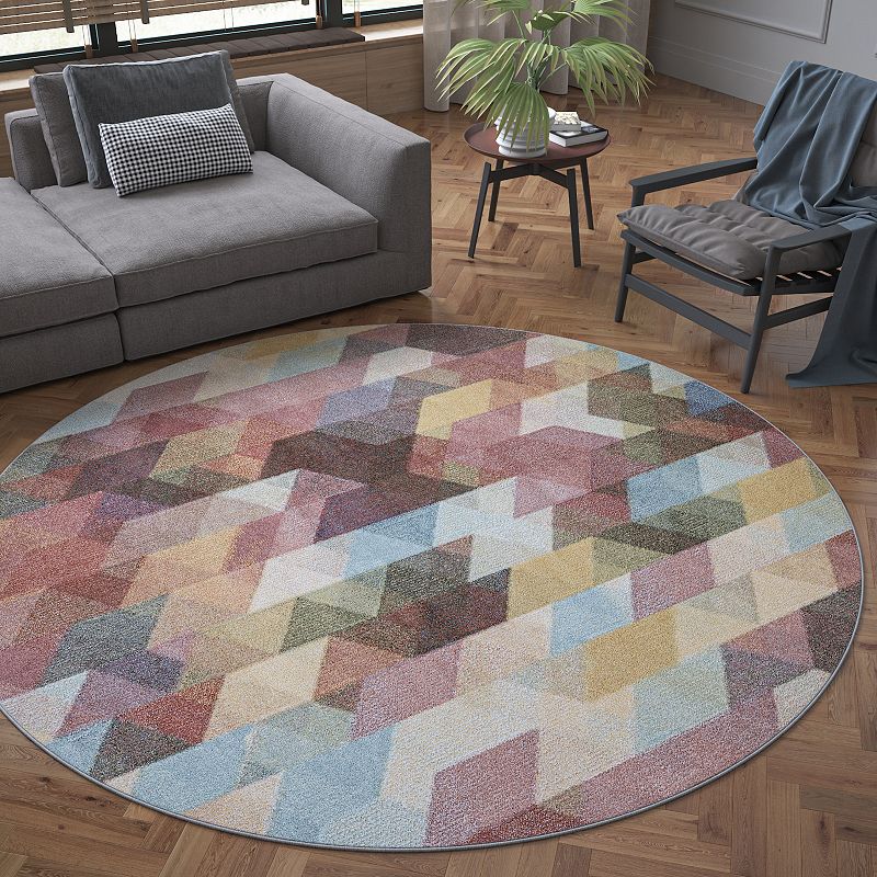 KHL Rugs Declan Contemporary Abstract Area Rug