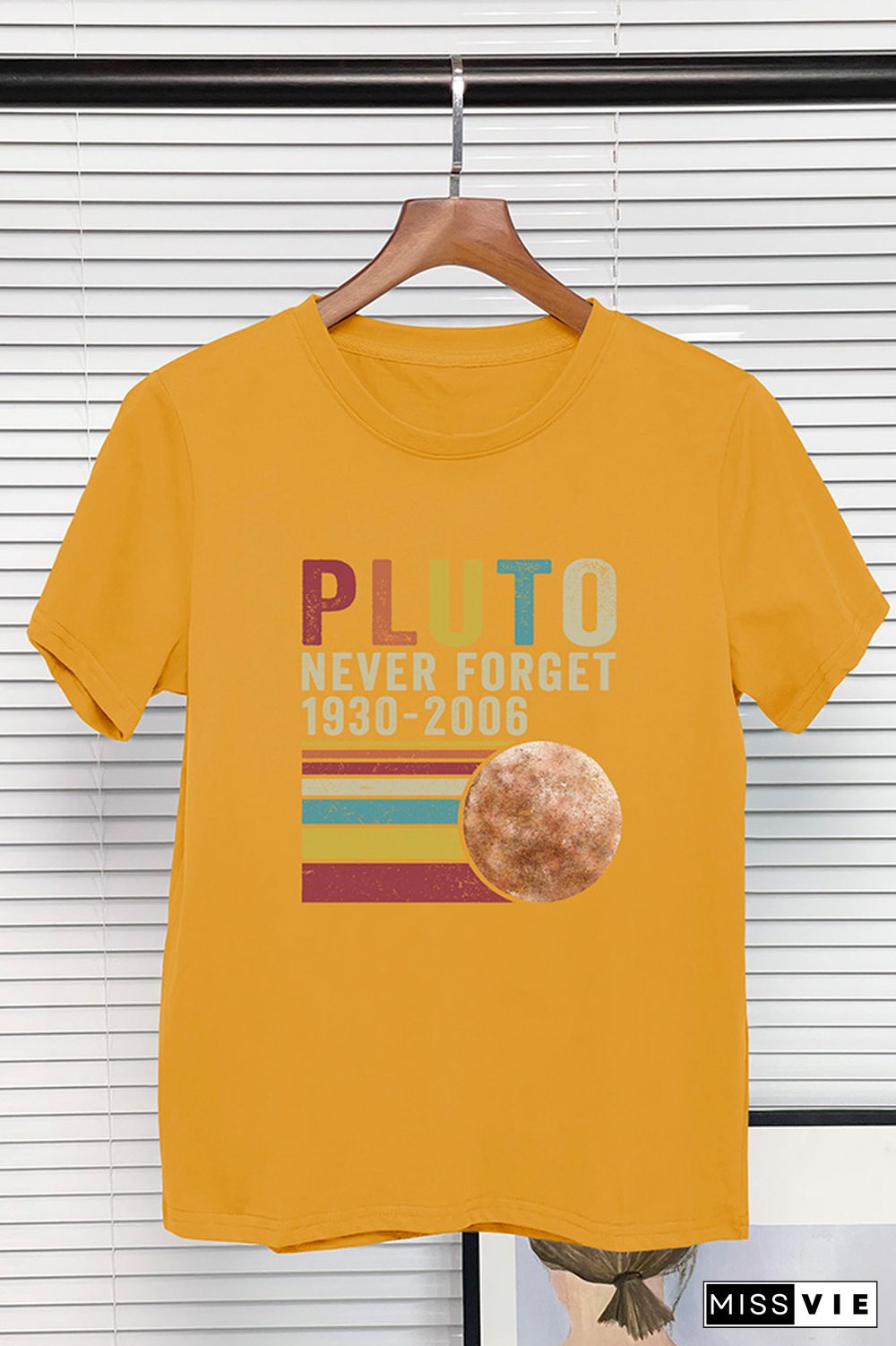 Pluto Never Forget Graphic Tee