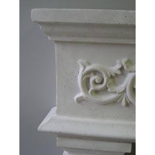 Historic Mantels Designer Series Michael Angelo 47 in. x 53 in. Cast Stone Mantel DM11000