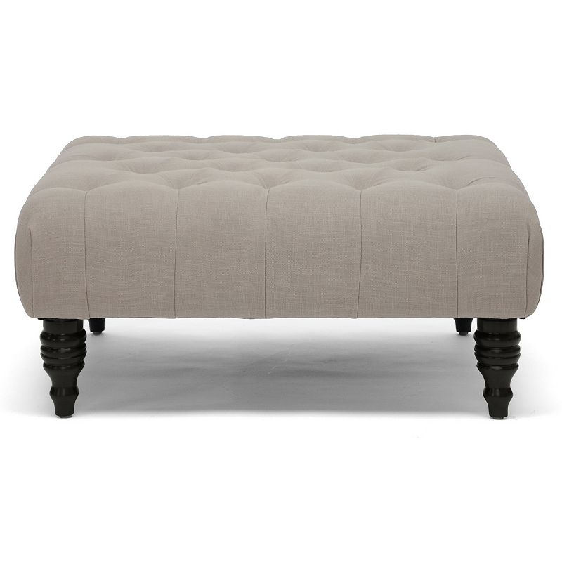 Baxton Studio Keswick Ottoman