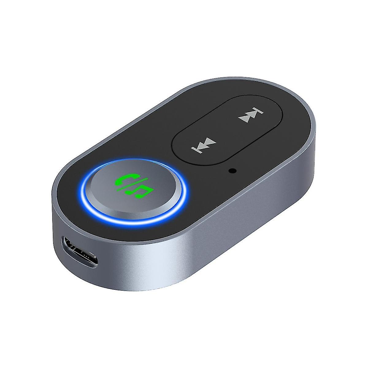 Bluetooth Adapter With Stereo Voice Broadcasting Car Wireless 5.1 Bluetooth Receiver With 3.5mm Aud