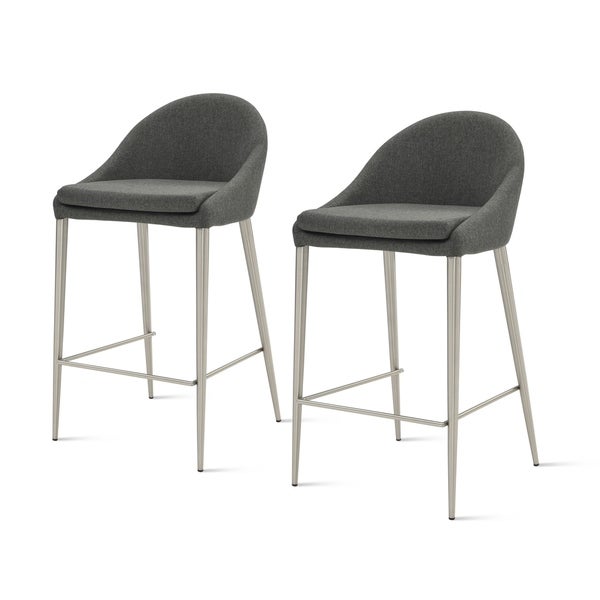 Zane Fabric Counter Stool，Set of 2