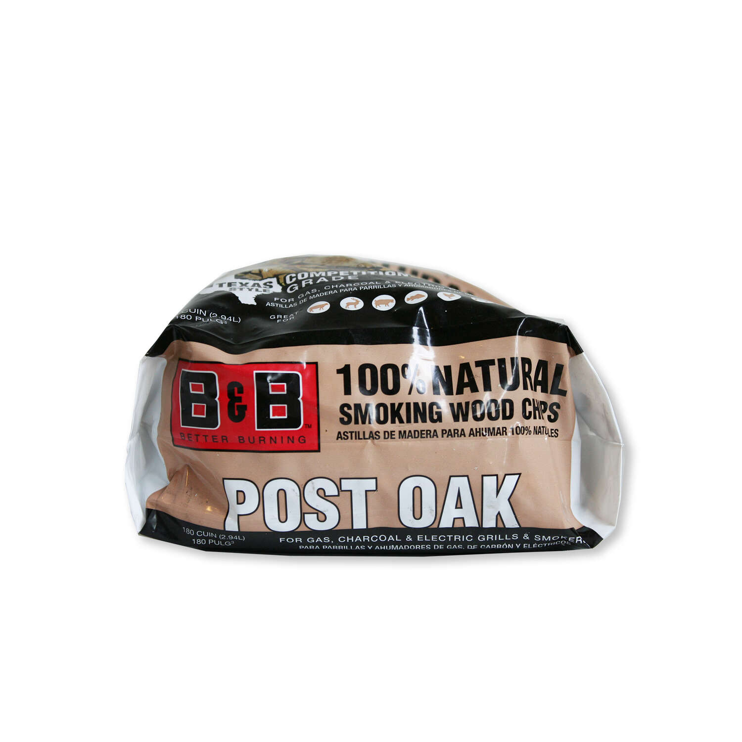 BandB Charcoal All Natural Oak Wood Smoking Chips 180 cu in
