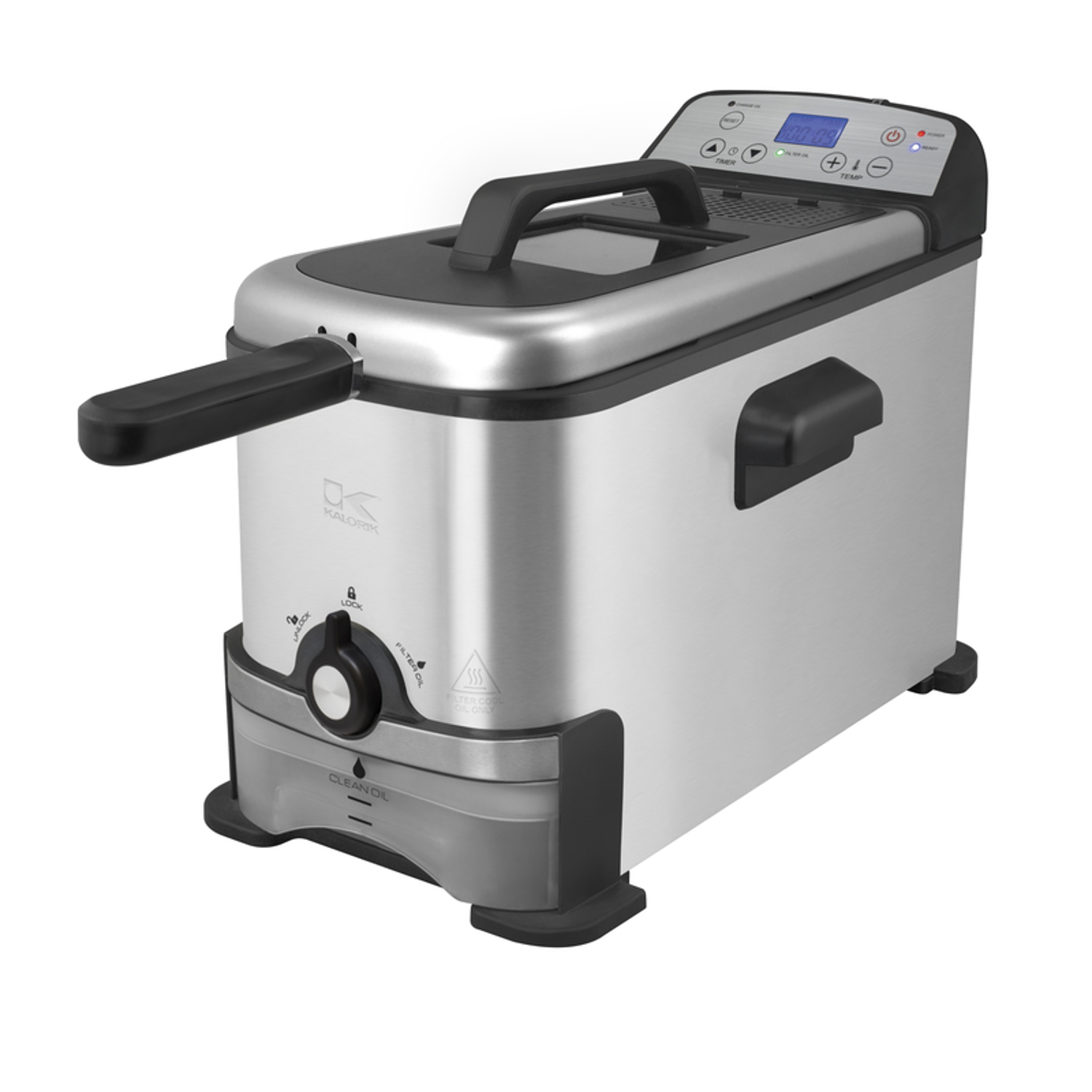 Kalorik Silver 3.2 qt Programmable Deep Fryer