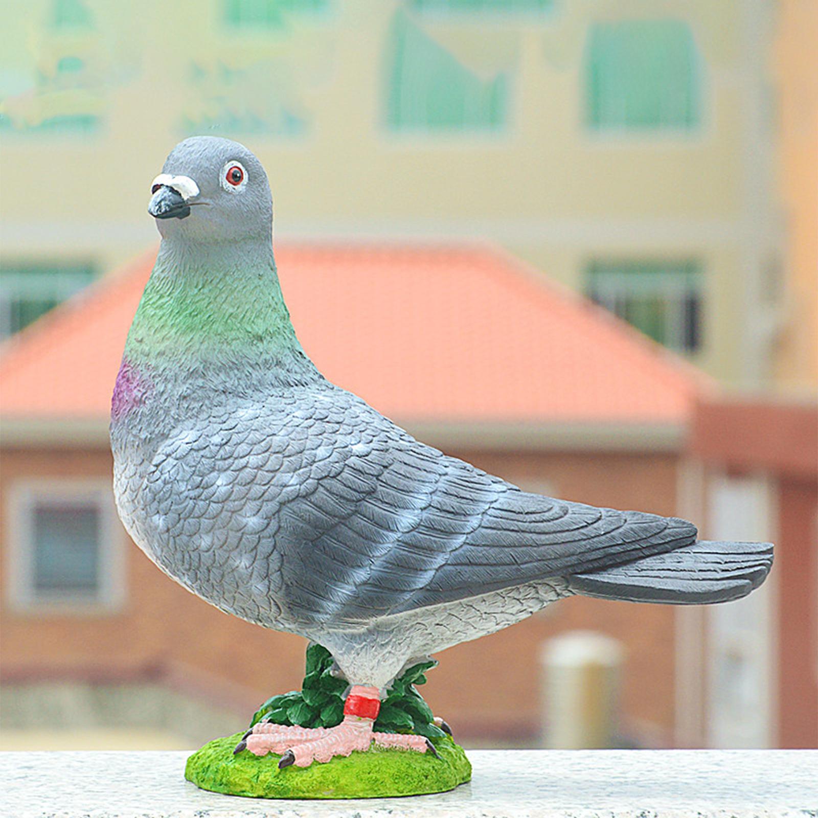 Resin Bird Garden Statues Simulation Animal Ornaments Bird Model Miniatures Bird Ornaments Outdoor Statue for Home Party Ornaments