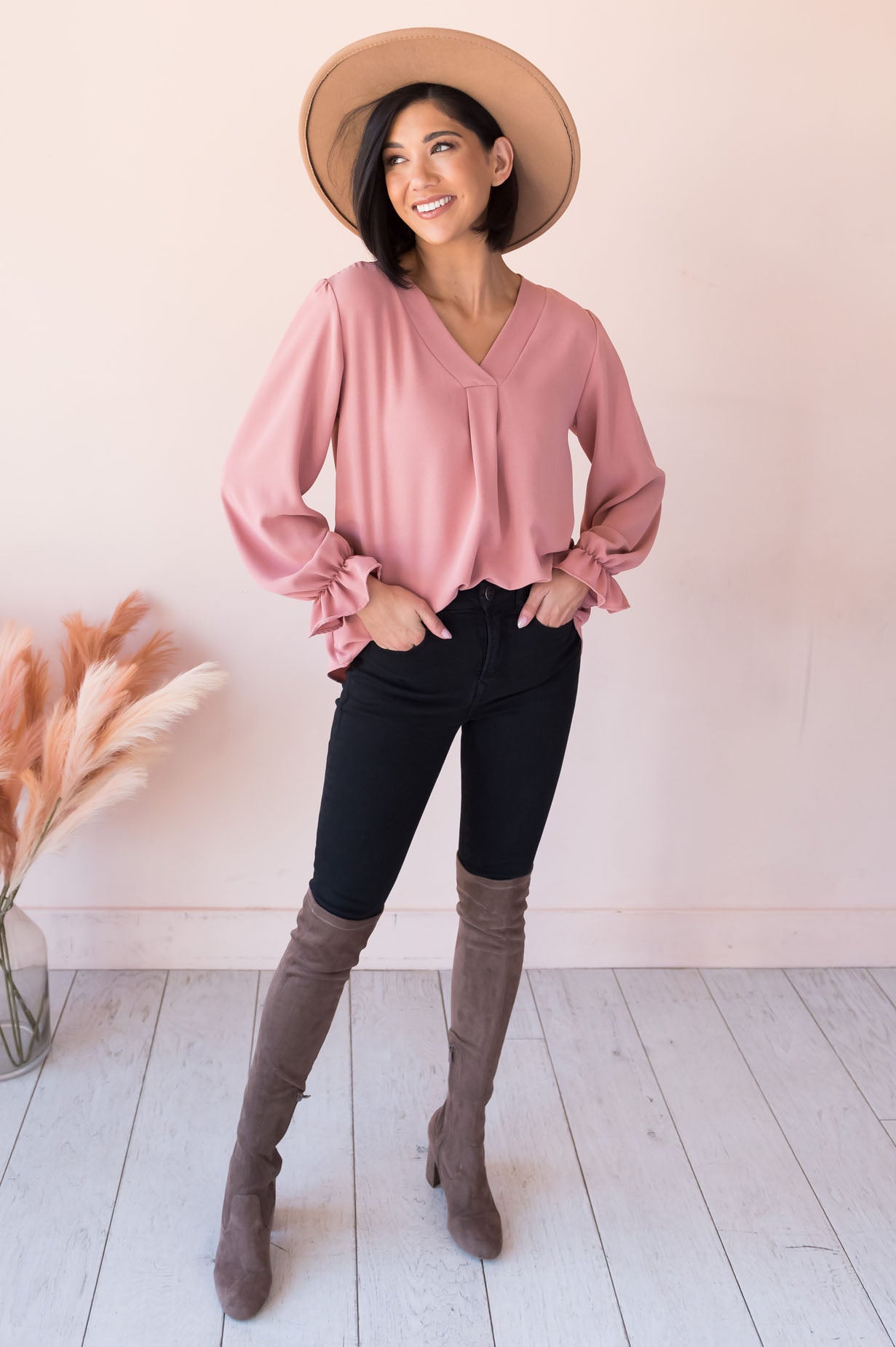 Everlasting Joy Modest Blouse