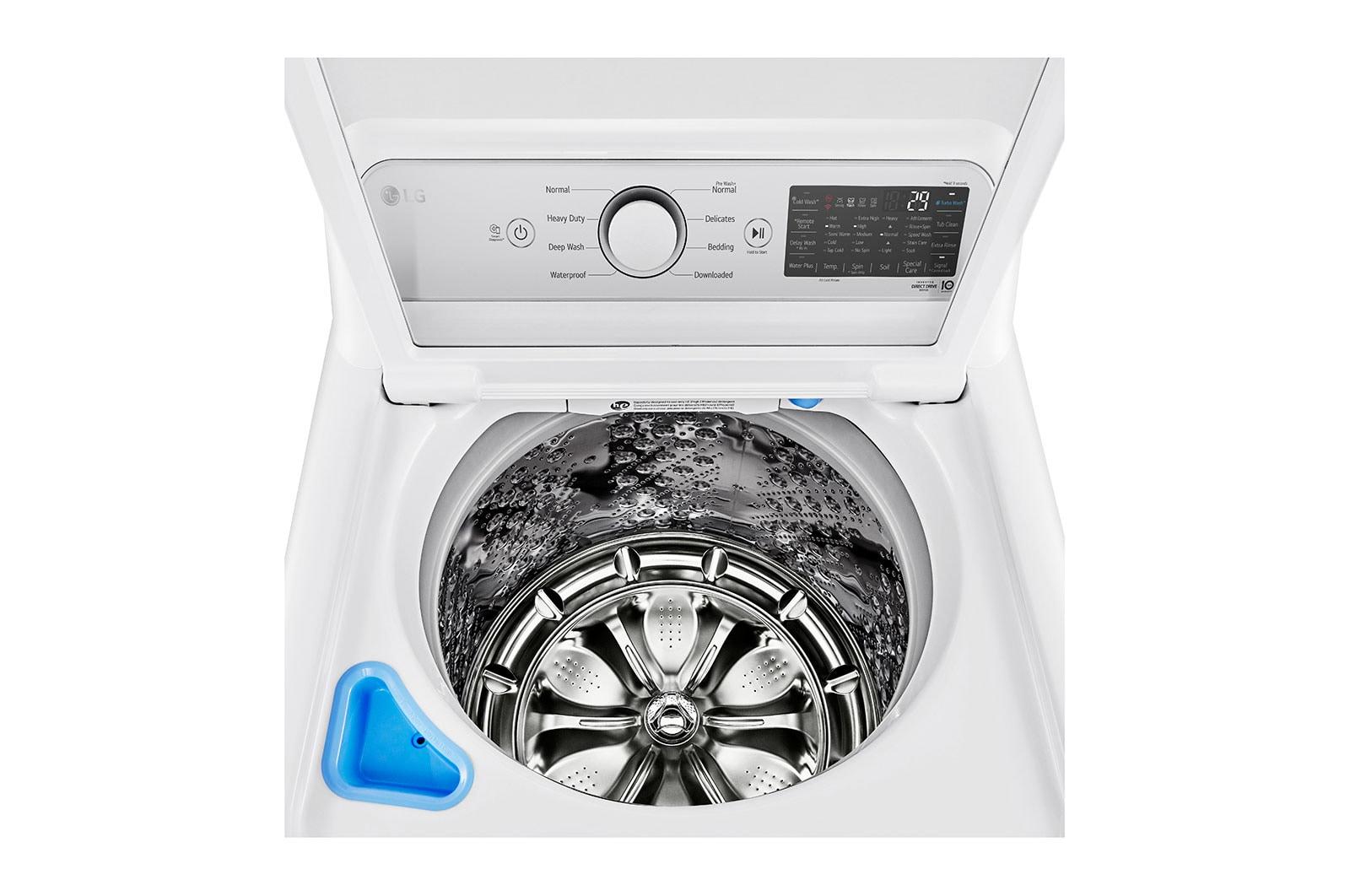 Lg WT7400CW 5.5 Cu.Ft. Mega Capacity Smart Wi-Fi Enabled Top Load Washer With Turbowash3D™ Technology