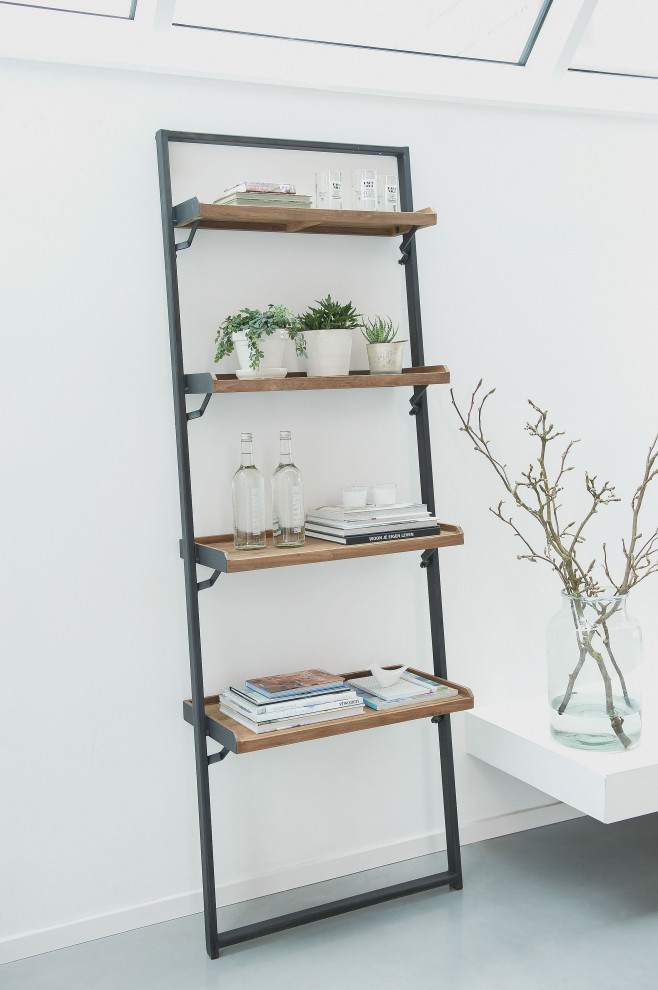 D Bodhi Wall Rack  Brown   Industrial   Bookcases   by LH Imports  Houzz