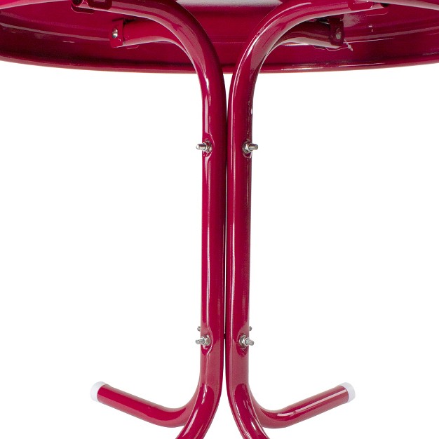 Outdoor Retro Tulip Side Table Pink