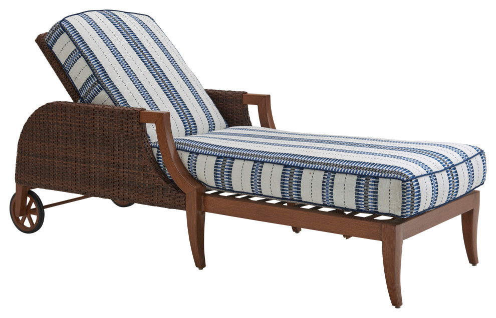 Chaise Lounge   Tropical   Outdoor Chaise Lounges   by Lexington Home Brands  Houzz