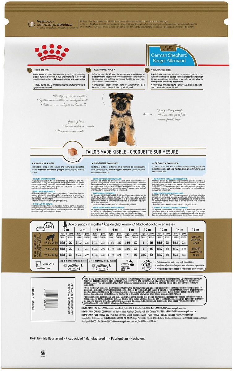 Royal Canin Breed Health Nutrition German Shepherd Puppy Dry Dog Food