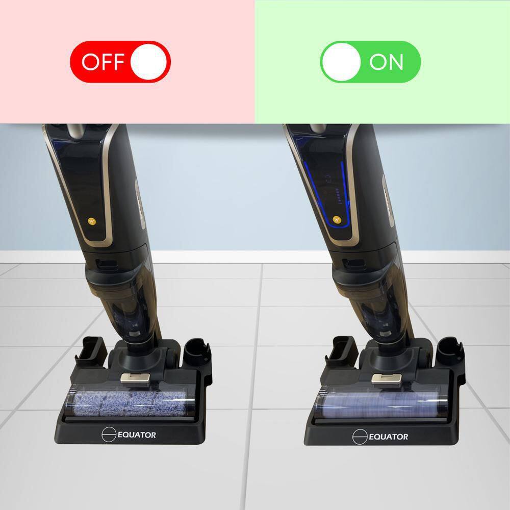 Equator Cordless Self-Cleaning WetDry Vacuum Sweep Mop for Hard floors and Carpets with Voice Prompt VSM 6000 B