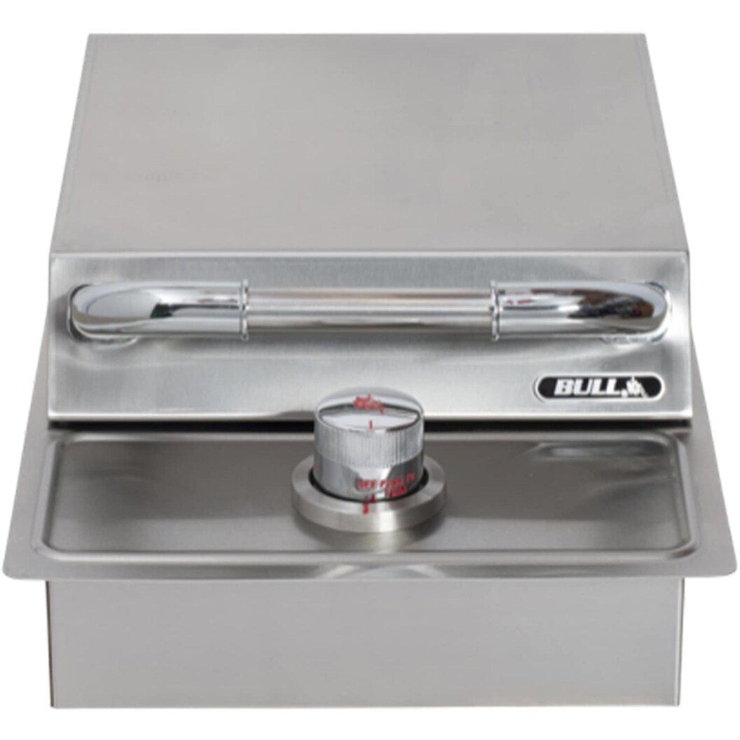 Bull Drop-In Propane Gas Single Side Burner W/ Stainless Steel Lid