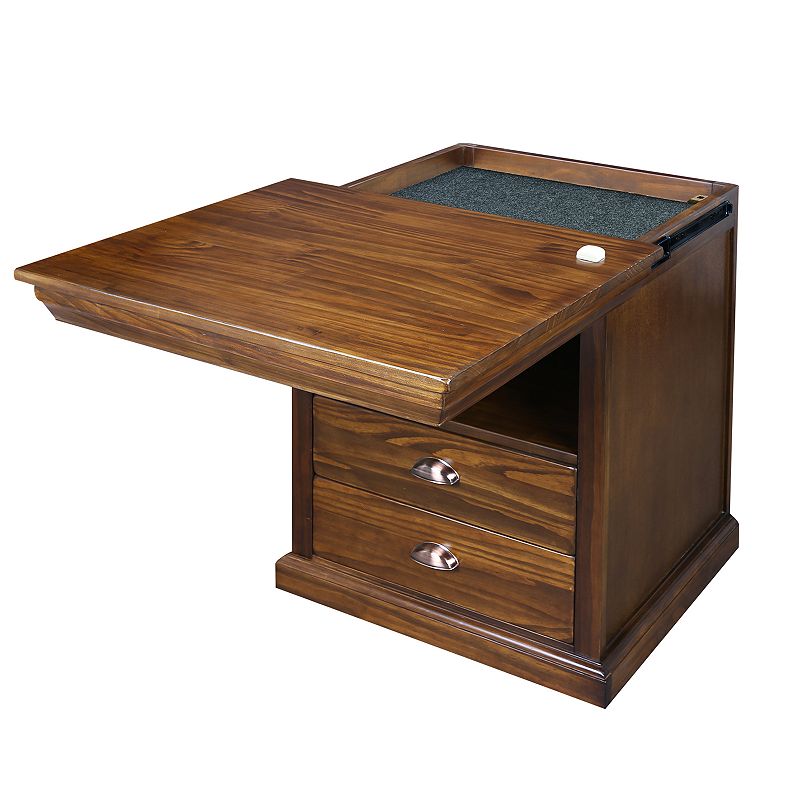 Casual Home Lincoln Nightstand and Concealed Compartment