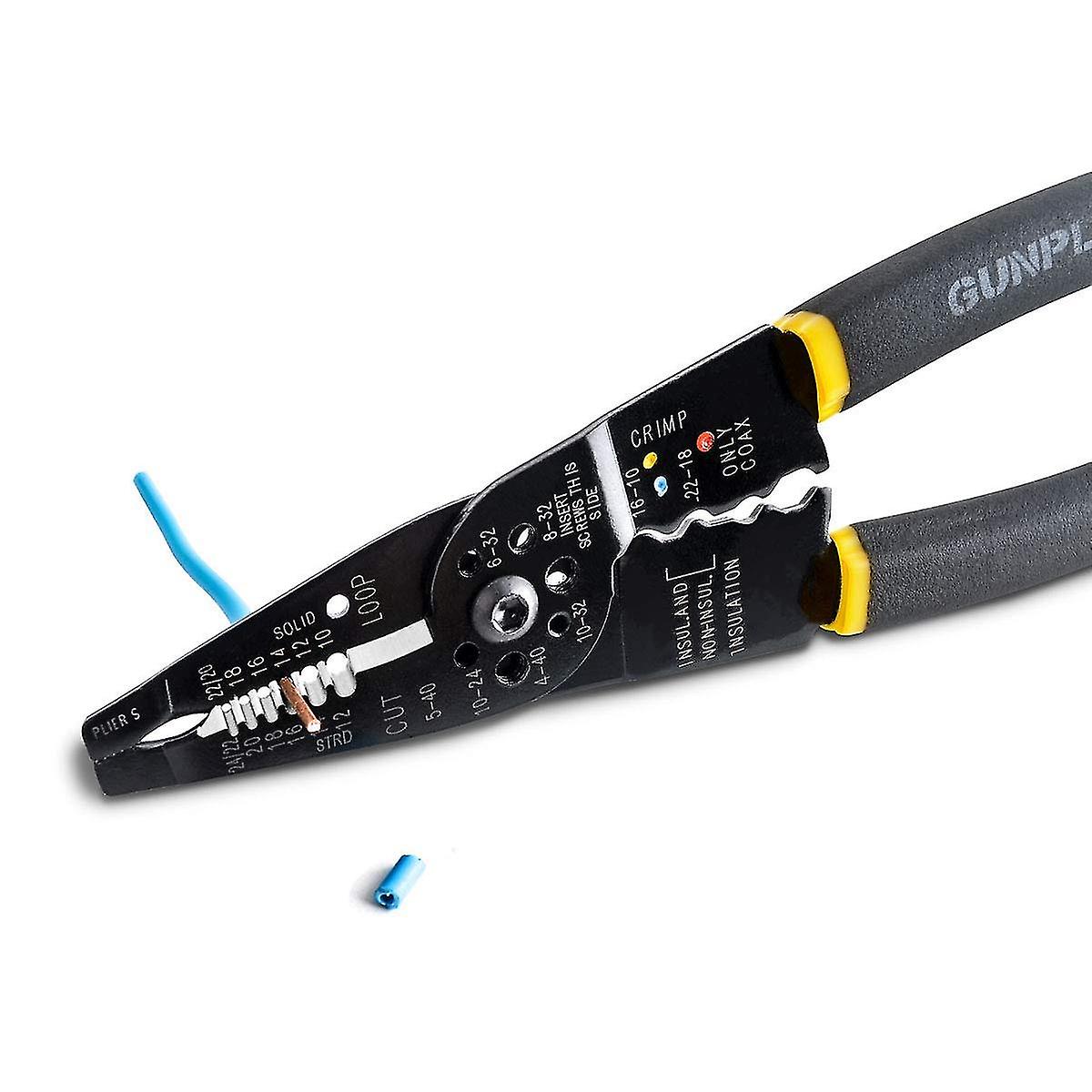 Wire Stripper -tool For Cutting Cables Screws S With Serrated To Split Wires Crimp Terls And Connects 210mm