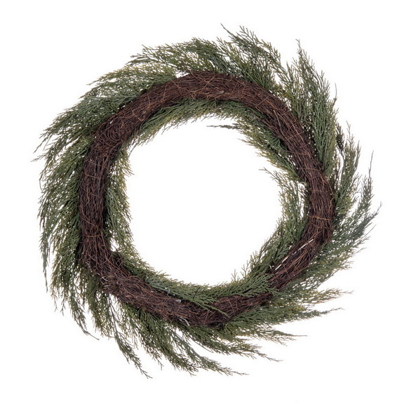 Vickerman EH214026 26 Green Cedar Wreath