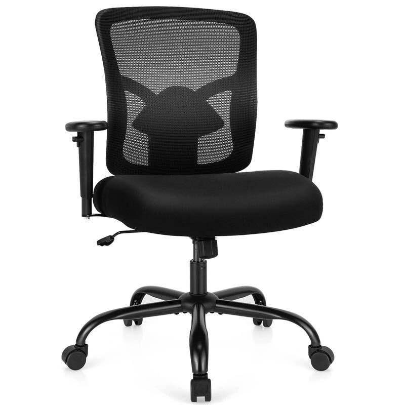 400 LBS Mesh Big & Tall Office Chair Ergonomic Executive Chair Rolling Swivel Computer Task Chair