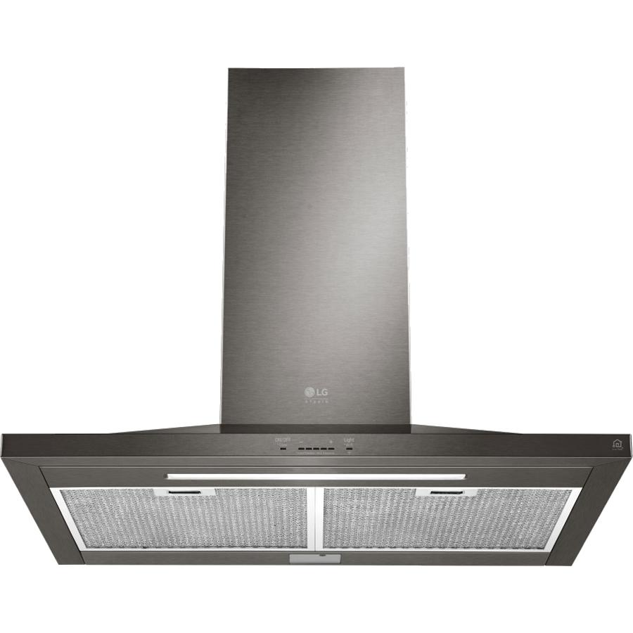 LG 30-inch Wall Mount Range Hood with Wi-Fi LSHD3089BD