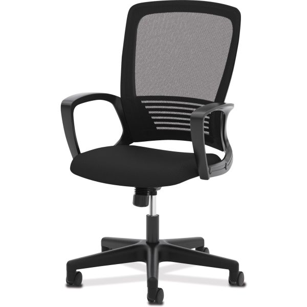 HON HVL525 Mesh High-Back Task Chair， Supports Up to 250 lb， 17