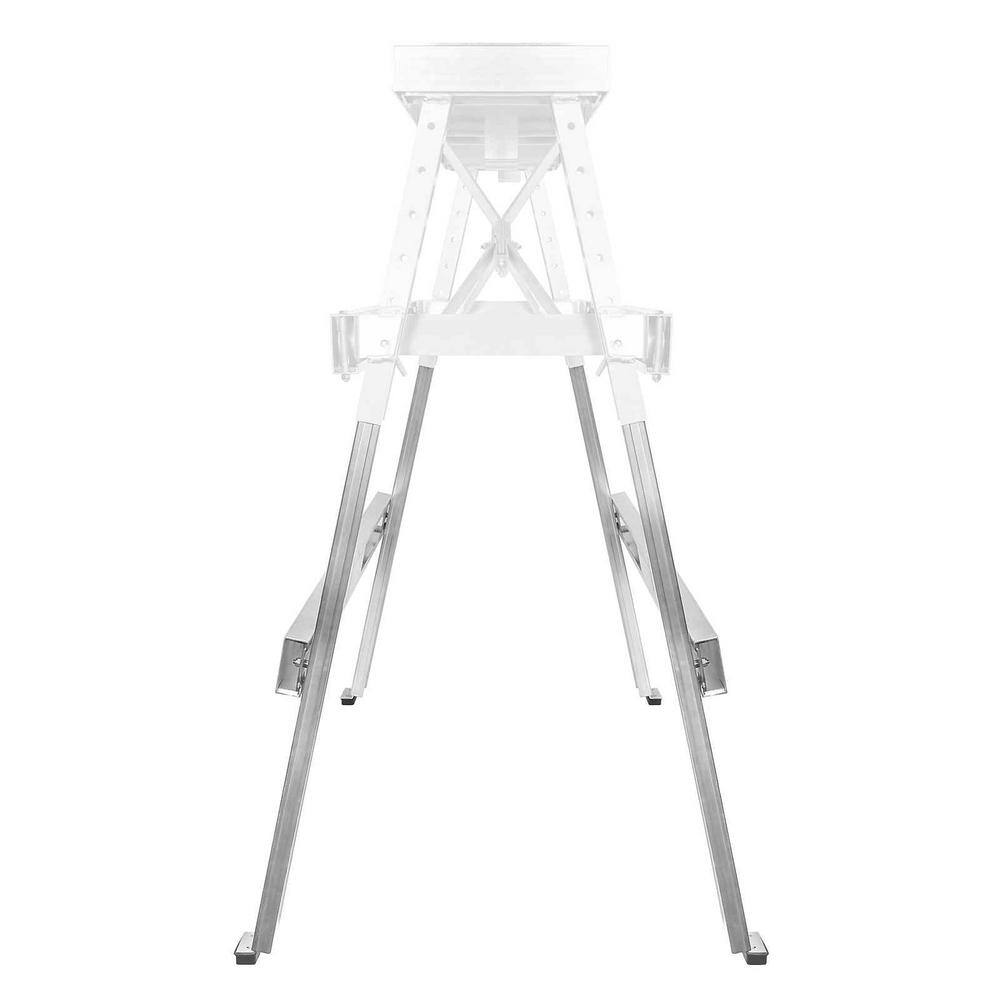 GYPTOOL 48 in. W x 34 in. H Aluminum Adjustable Sawhorse Bench Stepladder ACC-K-BN-LEGS.