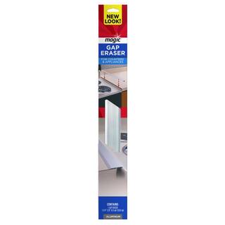 Magic 1-14 in. x 20 in. Counter and Appliance Gap Eraser in Aluminum 3021