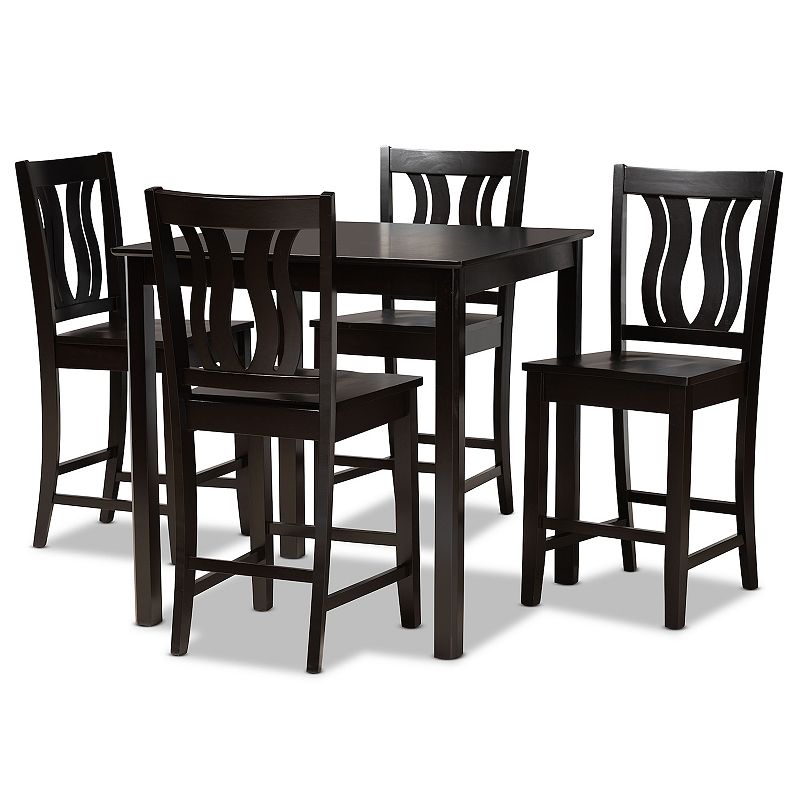 Baxton Studio Fenton Pub 5-piece Set