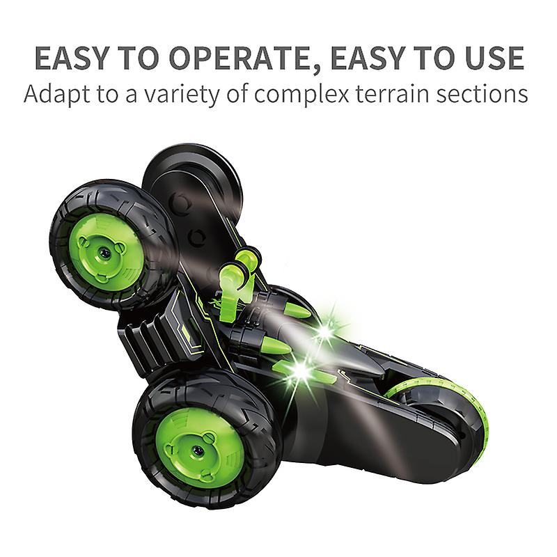 Remote Control Car For Boys， Bibielf Rc Cars Stunt Car Toy， 4wd 2.4ghz 2.4ghz 360 Rotating Flips Rc Car With Lighting， Kids Xmas Toy Cars For Boys/gir