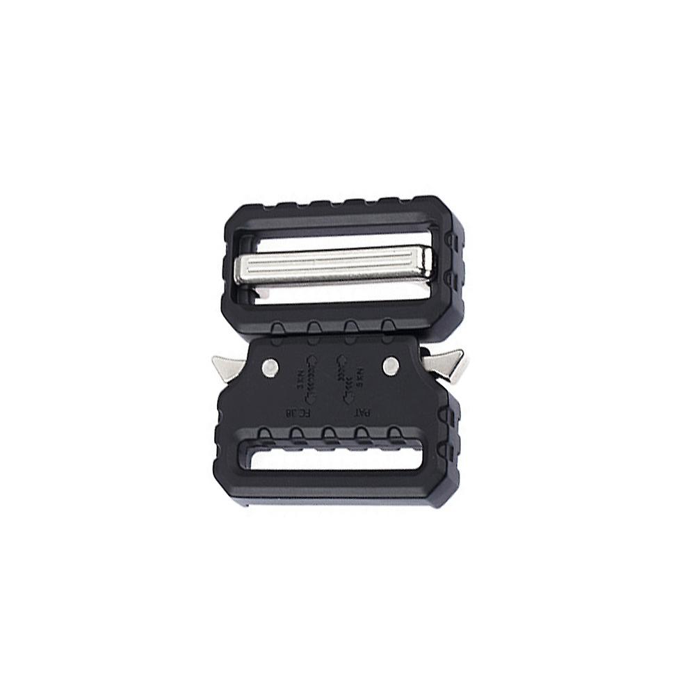 Tactical Buckle High-strength Tension Buckle For Dog Collar Bags Luggage Belt Clothing Inner Diameter 39mm Silver