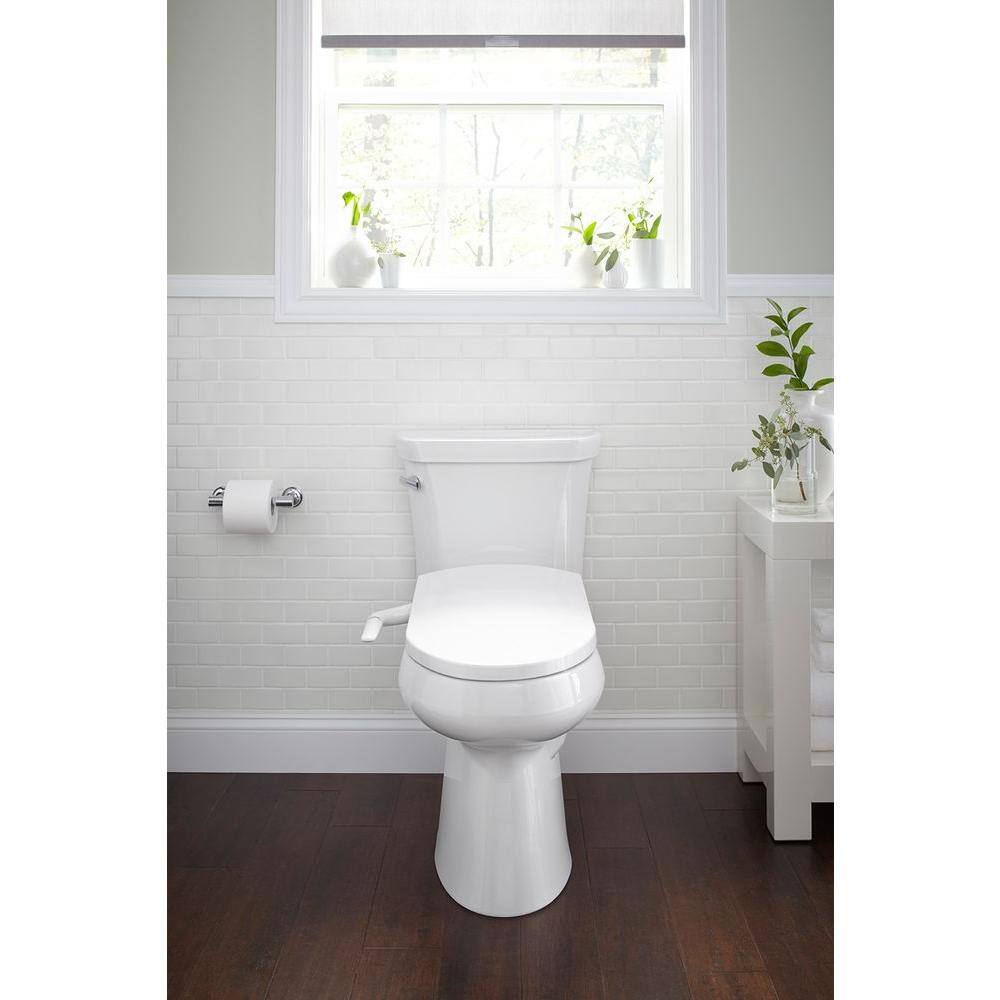 KOHLER Puretide Non- Electric Bidet Seat for Elongated Toilets in White K-5724-0