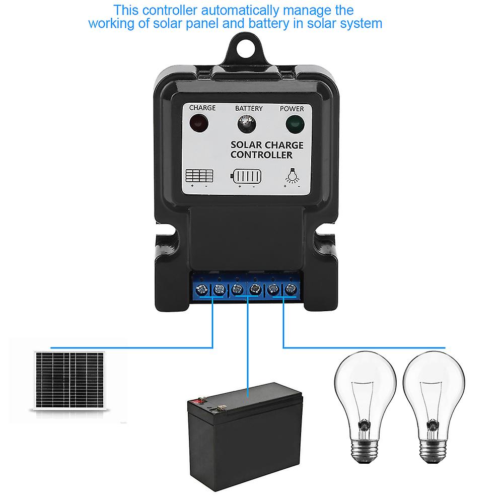Pwm Intelligent Smart Solar Energy Discharge Charge Controller Regulator Dhs-5s6v/12v 10a
