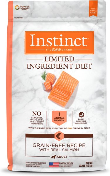 Instinct Limited Ingredient Diet Grain-Free Recipe with Real Salmon Freeze-Dried Raw Coated Dry Dog Food