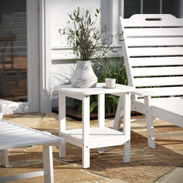 AllWeather Adirondack Style Patio Side Table