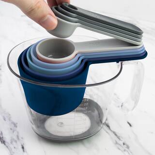 Spectrum Magnetic Nested Measuring Cup Set System in Blue 12015-999