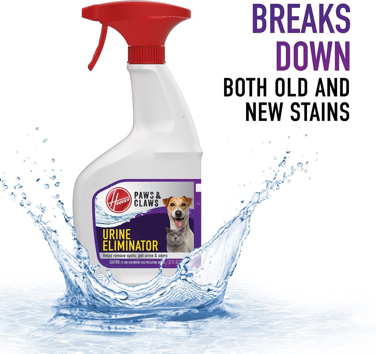 Hoover Paws and Claws Pet Stain Remover， 22-oz bottle