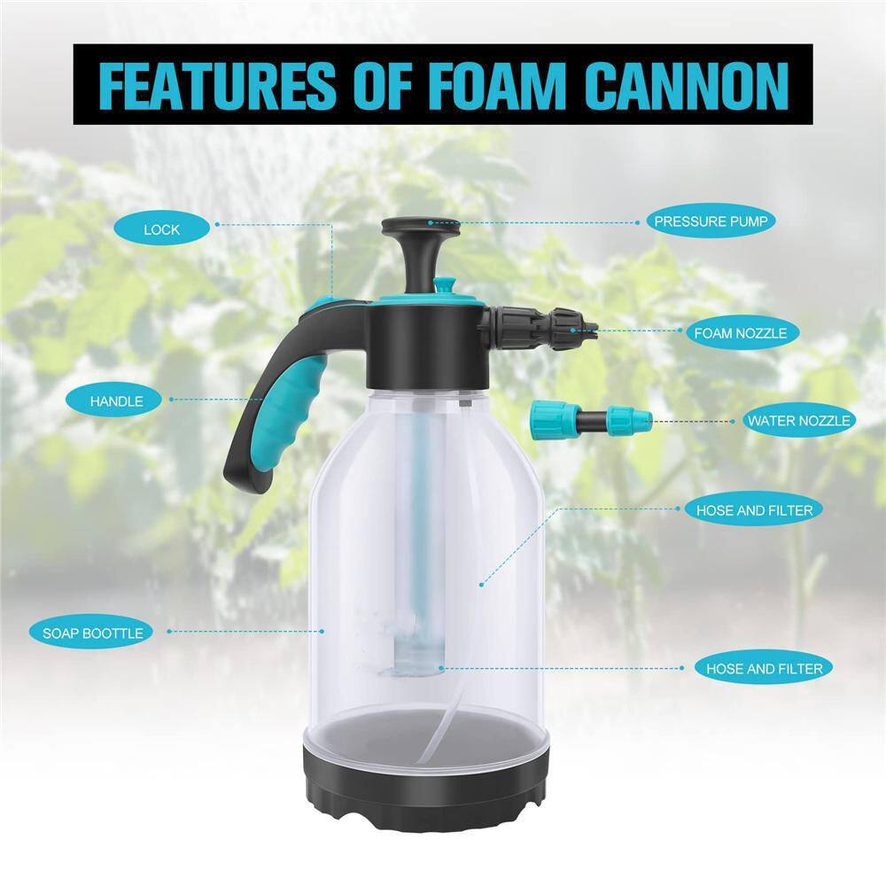 Dyiom Polyethylene Rod 0.5 Gal Rainwater Harvesting System Manual Garden Sprayer with Extended Spray Wand B09VKB1F7Q