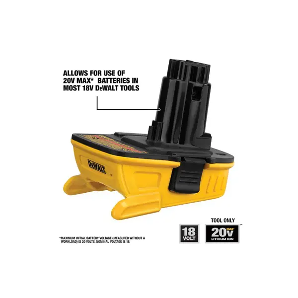 DEWALT 18V to 20V Adapter