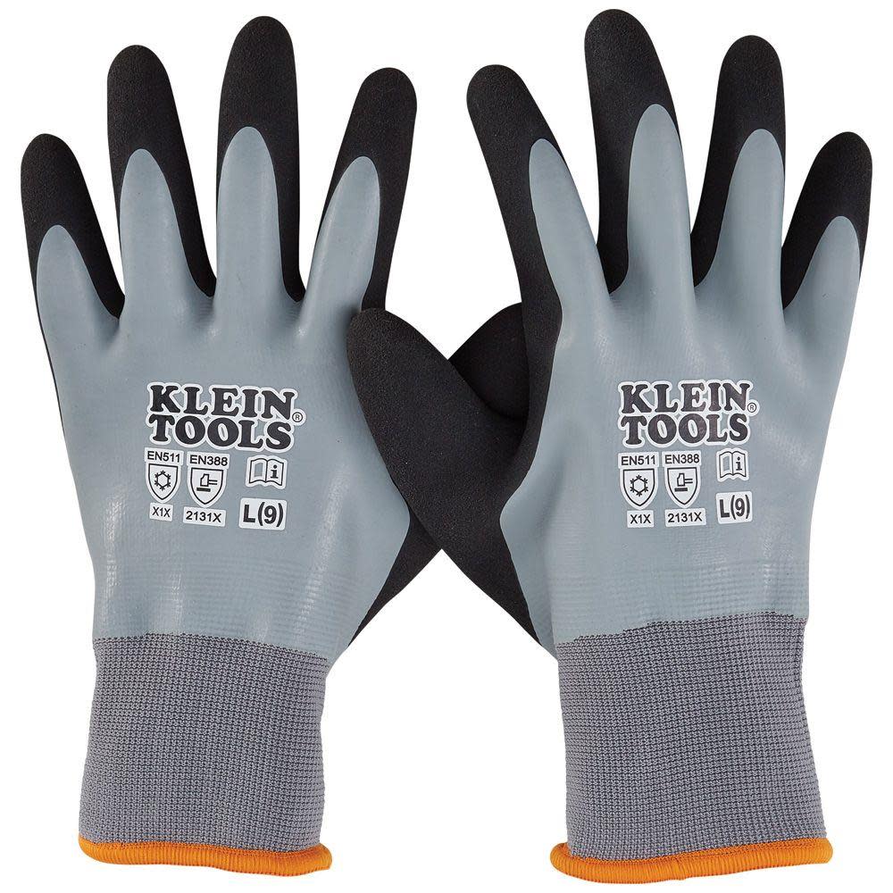 Klein Tools Thermal Dipped Gloves Large 60389 from Klein Tools