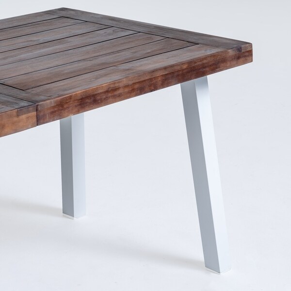 Della Acacia Wood Dining Table