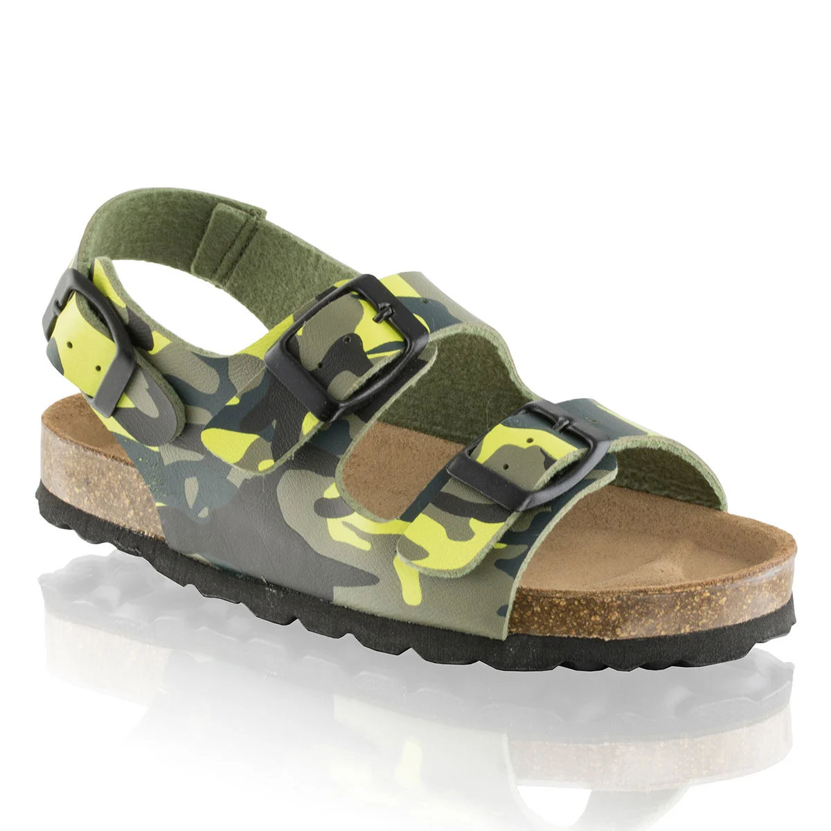 SUMBA CAMO Triple Buckle Sandal